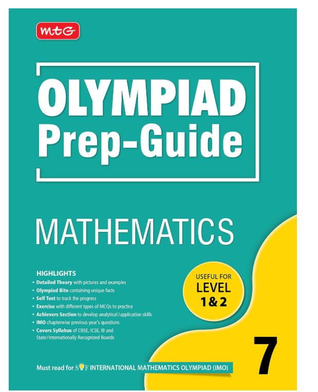 MTG Olympiad Prep-Guide Mathematics Class 7 - Detailed Theory, Self Test with IMO Chapterwise Previous Year Question Paper For SOF 2023-24 Exam